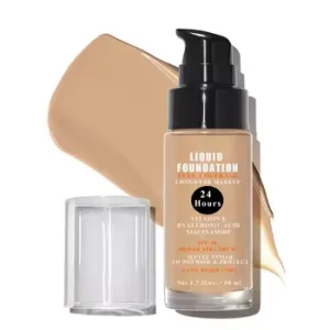 كريم أساس سائل ساطع ناعم مكياج للوجه مرطب ملون كونسيلر بي بي بي كريم SPF 38 ملابس طويلة تغطية كاملة غير لامعةSmooth Brightening Liquid Foundation Face Makeup Moisturizing Tinted Concealer BB Cream SPF 38 Long Wear Full Coverage Matte