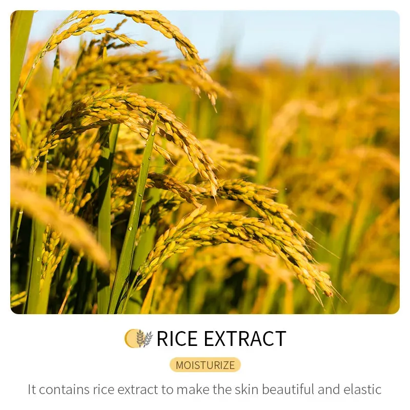 5 / 10 Piece Rice Raw Pulp Facial Masks Moisturizing Firming Hydrating