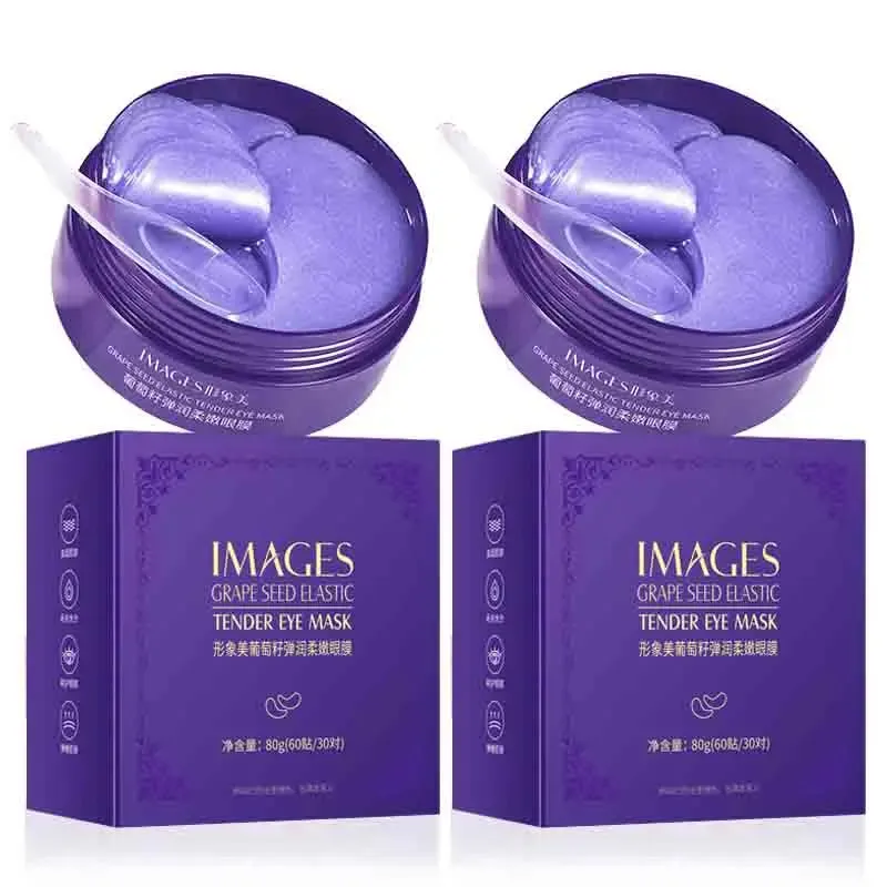 60 Piece Vitamin C Grape Eye Mask For Dark Circles & Bags