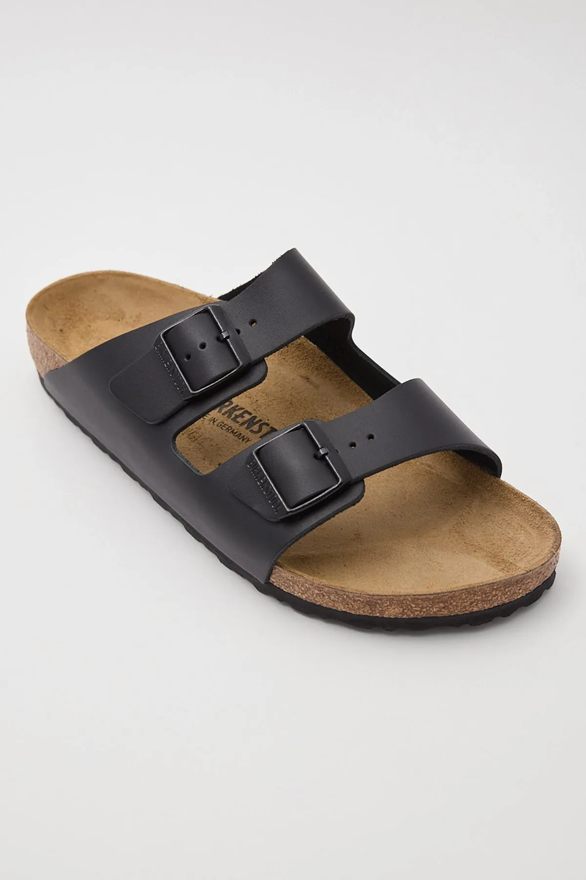 Birkenstock Mens Arizona Narrow Black Smooth