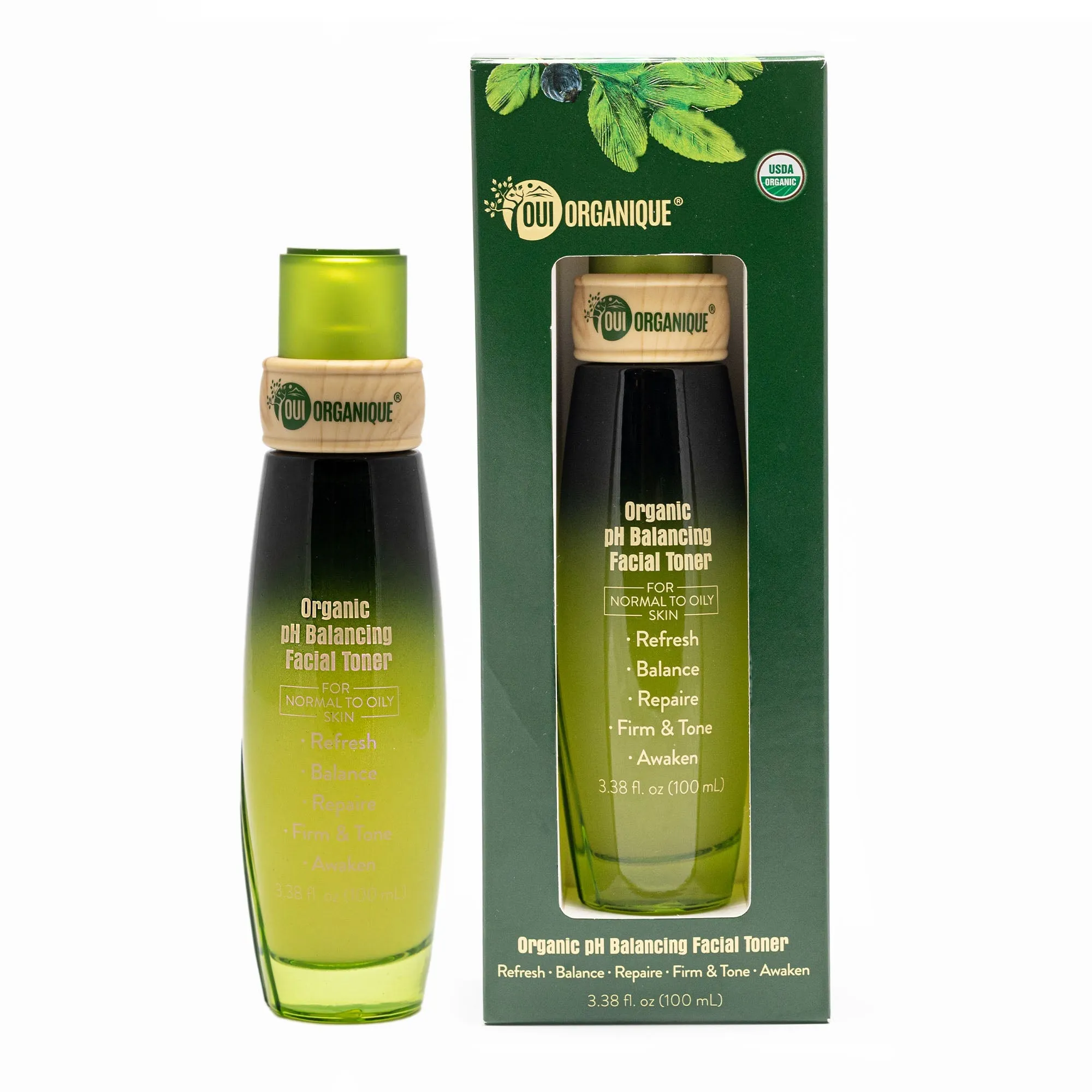 Certified Organic pH Balancing Facial Toner for Normal to Oily sensitive Skin |bilberry leaf | Facial toner Alcohol free ,acne concern oil balancedanti-microbial
