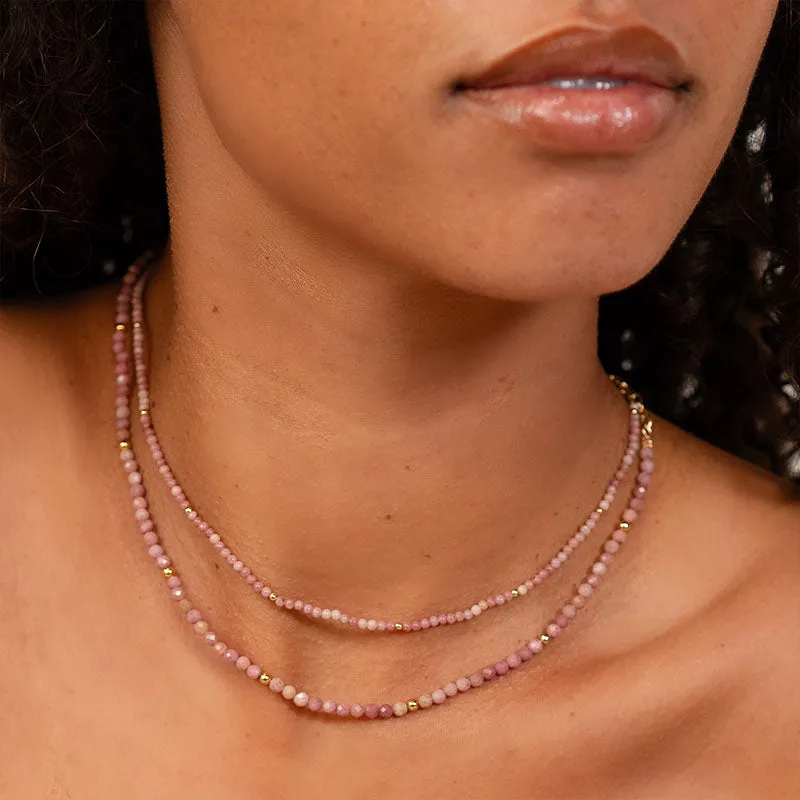 Compassion 2mm Metal Accent Healing Necklace