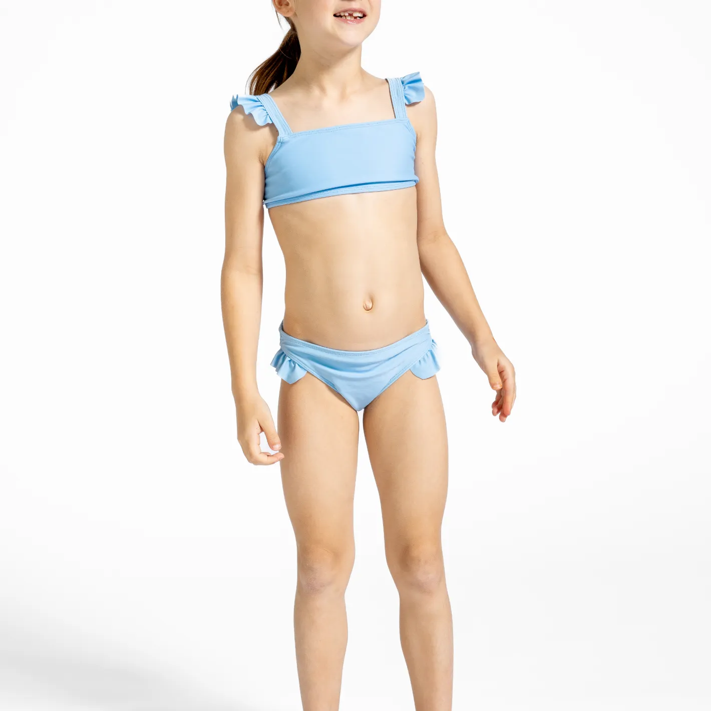 girls peri blue tie back bikini