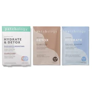 Patchology Smartmud Duo - Hydrate & Detox Set of 2 Face Sheet Masks