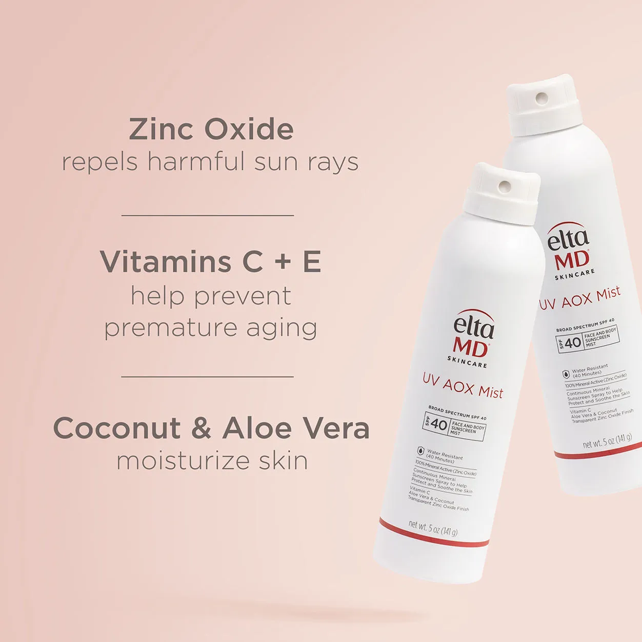UV AOX Mist Broad Spectrum SPF 40