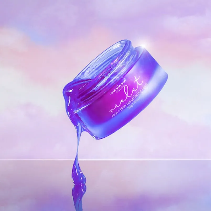Violet AHA   BHA Resurfacing Mask