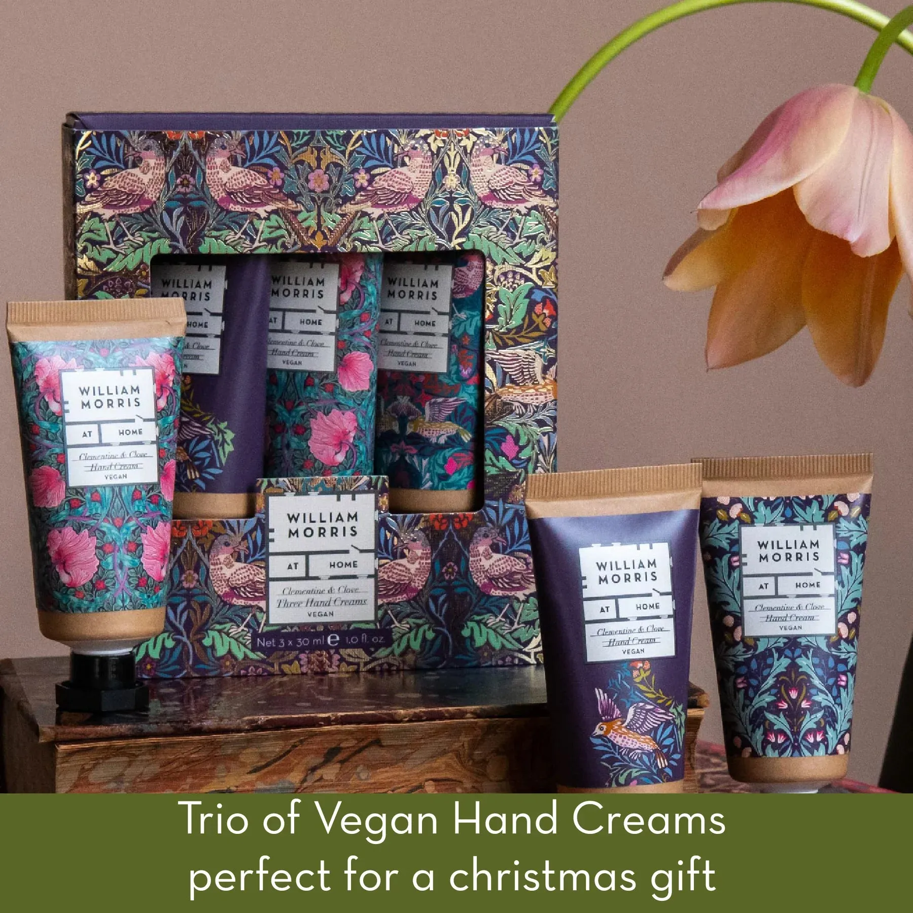 William Morris 30ml Bird & Yare Hand Creams (Set of 3)